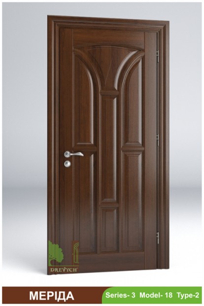 The interior doors of the selected array of wood Merida 